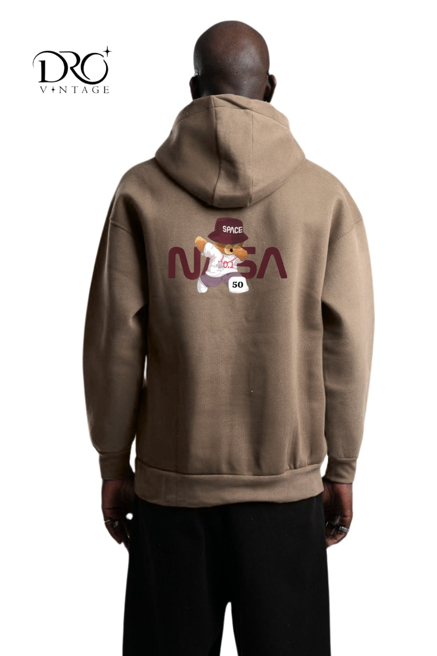 Dro Vintage NASA Bear Space Hoodie